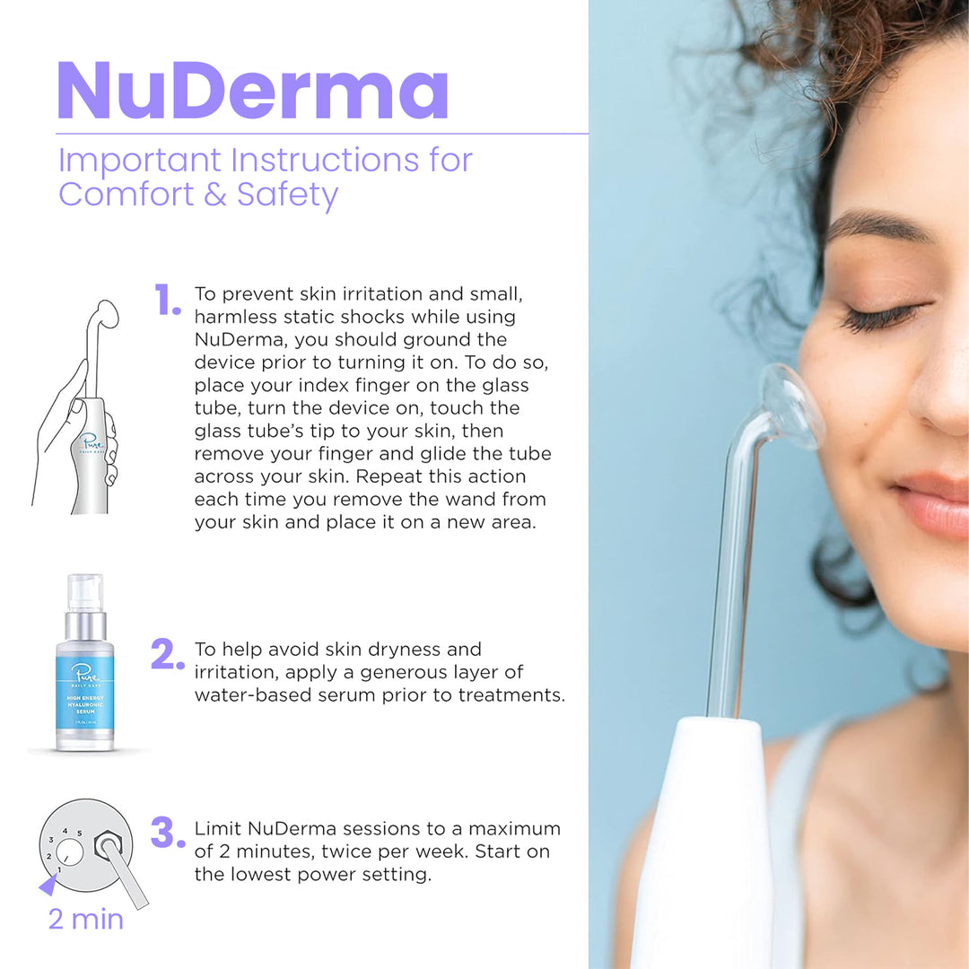 NuDerma Clinical High Frequency Wand