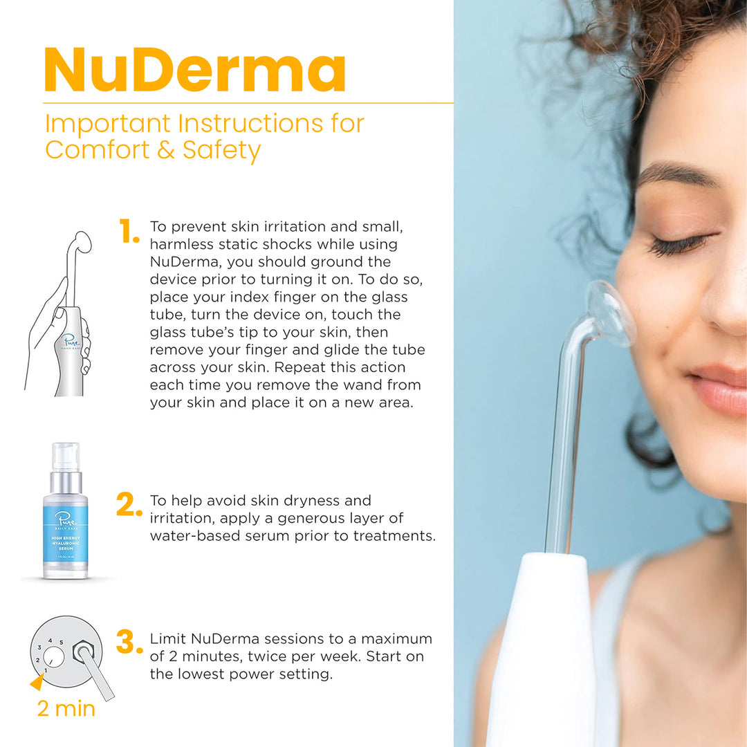 NuDerma Standard High Frequency Wand