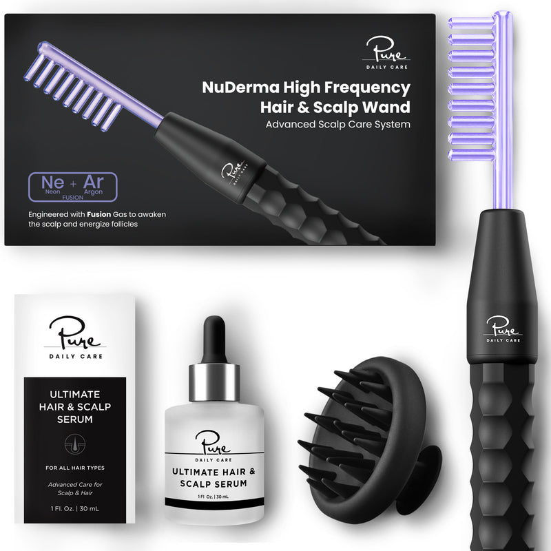NuDerma High frequency hair wand by pure daily care