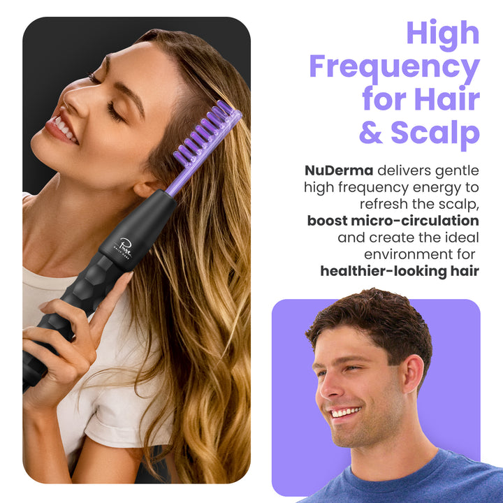 Pure  daily care scalp massage brush and serum for hair growth