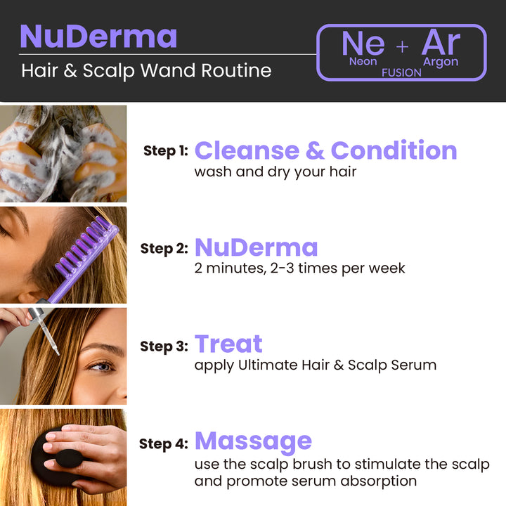 high frequency scalp and hair  treatment at home